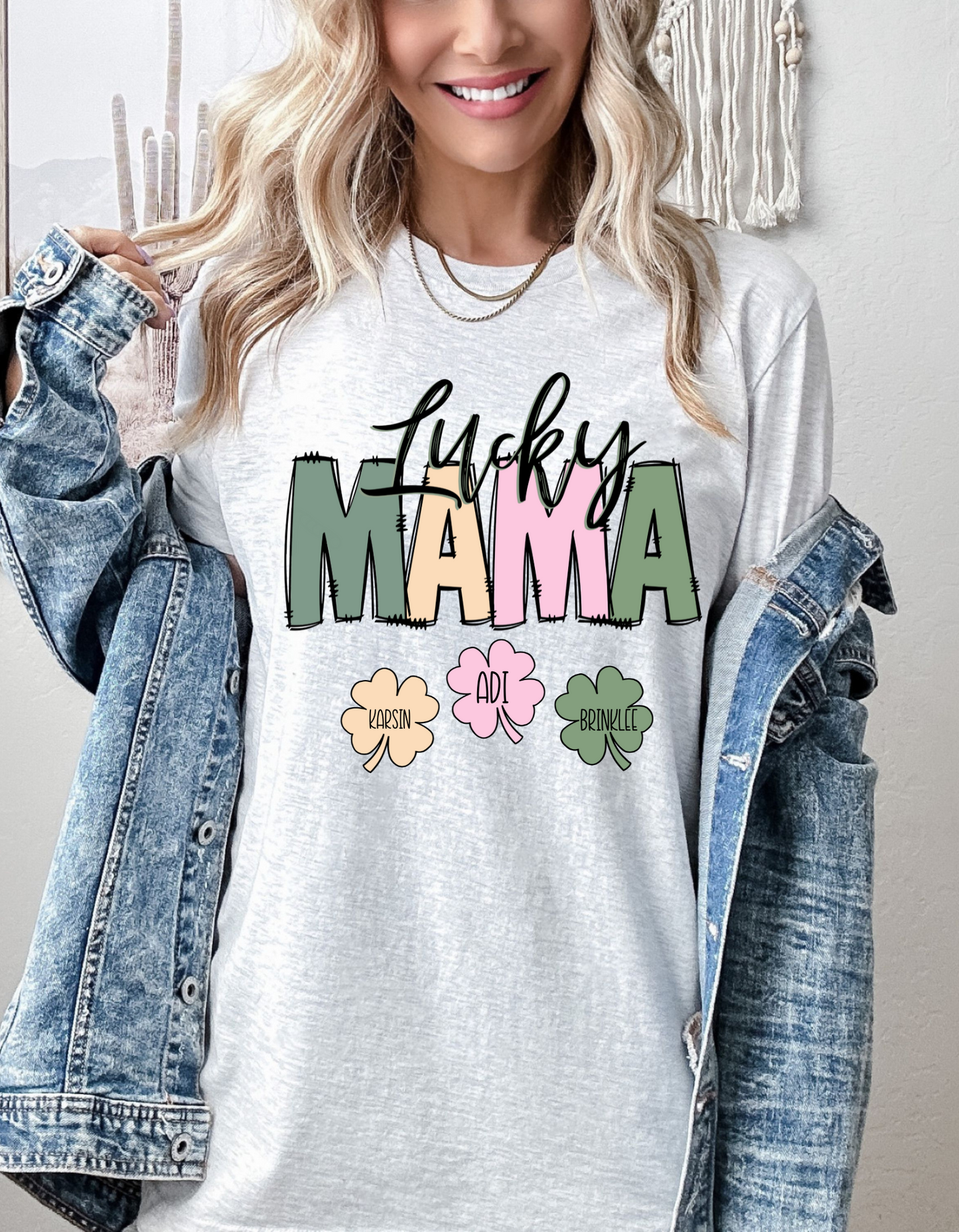 Personalized Lucky Mama Sweatshirt