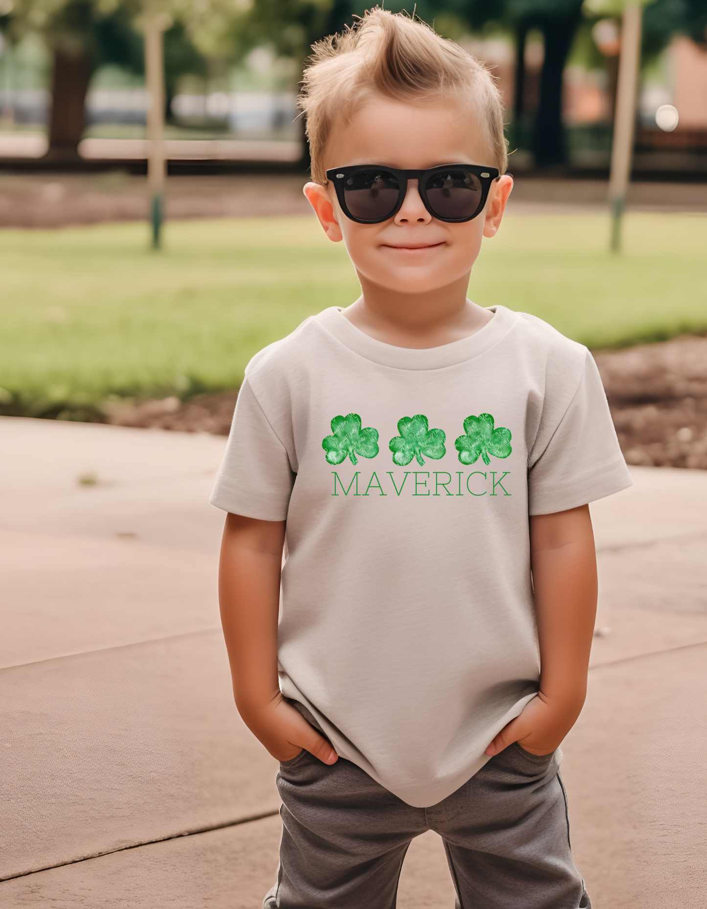 Toddler Boy Customized Clover Tee