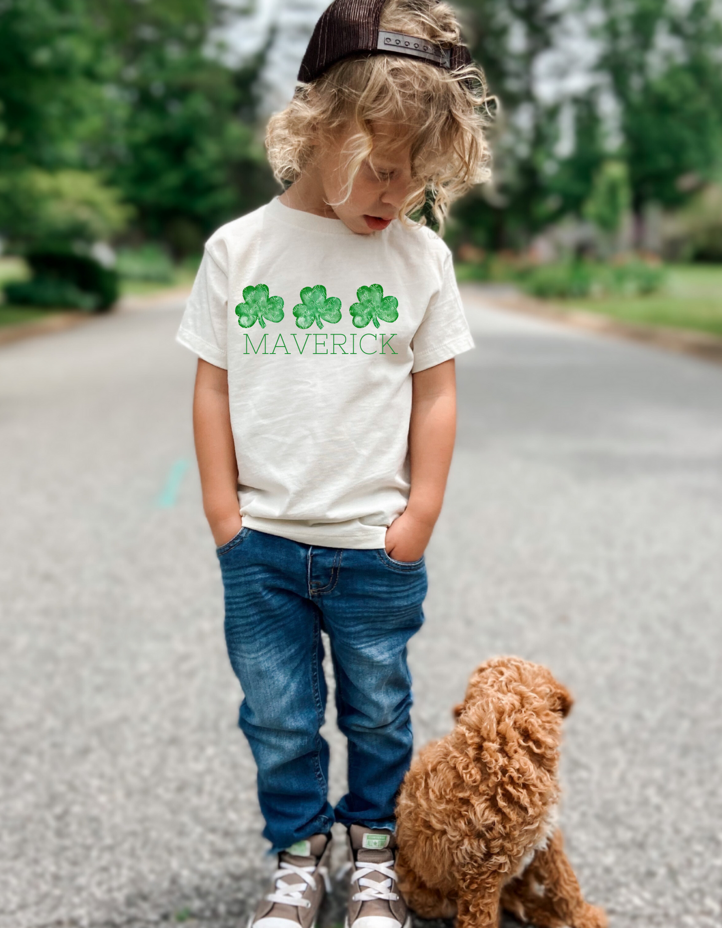 Toddler Boy Customized Clover Tee