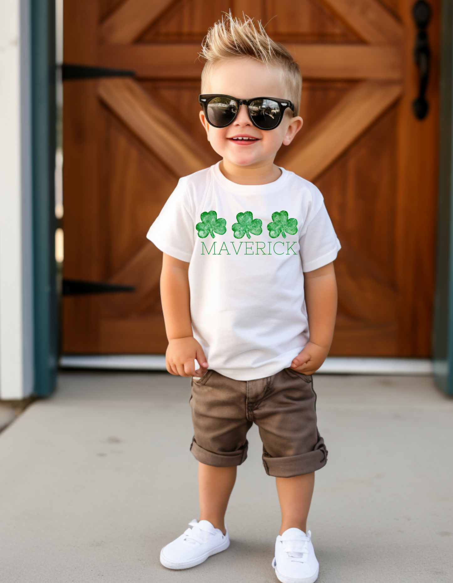 Toddler Boy Customized Clover Tee