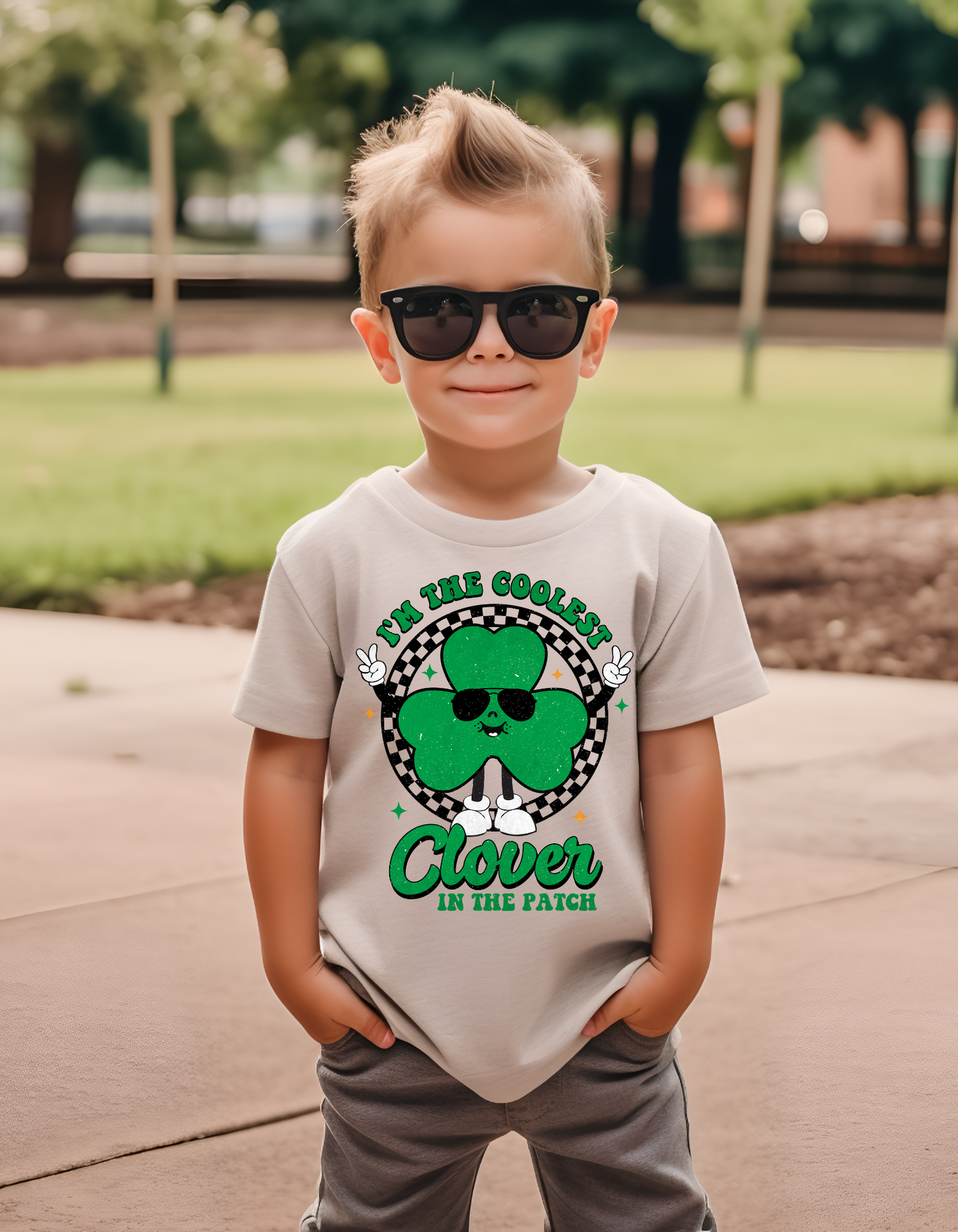 Toddler Boy Coolest Clover