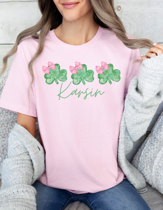 Youth Personalized Clover Tee